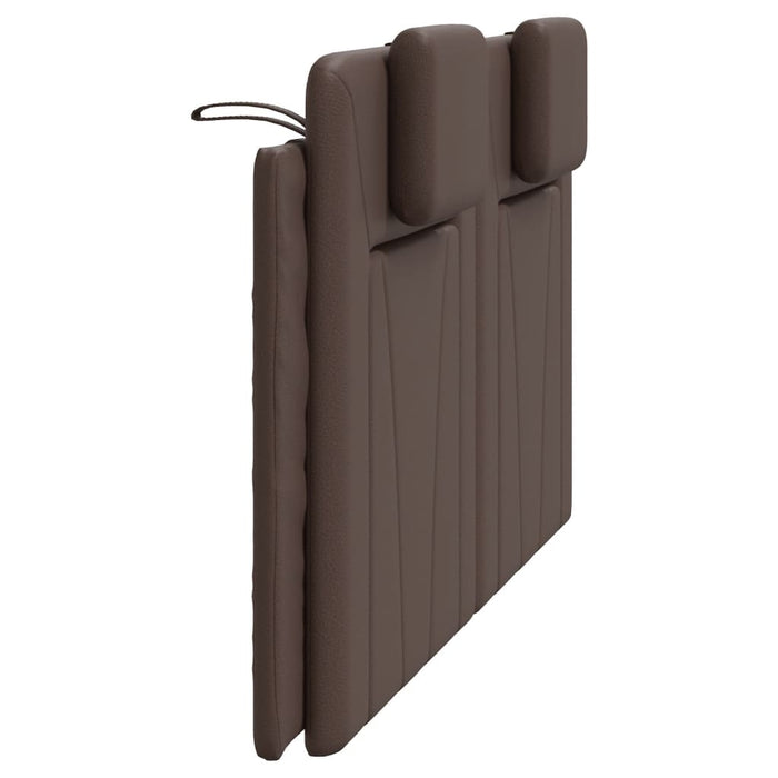 Pernă pentru tăblie pat, Viana, maro, 160 cm, piele artificială WALTI