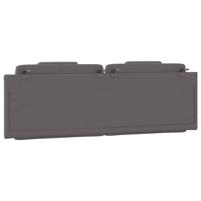 Pernă pentru tăblie pat, Viana, gri, 160 cm, piele artificială WALTI