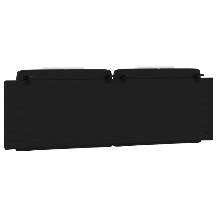 Pernă pentru tăblie pat, Viana, negru și alb, 160cm, piele artificială WALTI