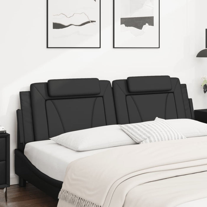 Pernă pentru tăblie pat, Viana, negru, 180 cm, piele artificială WALTI