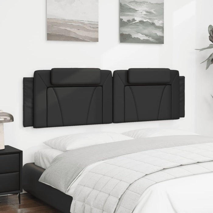 Pernă pentru tăblie pat, Viana, negru, 180 cm, piele artificială WALTI