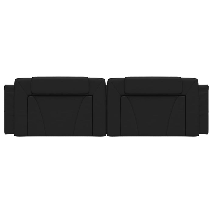 Pernă pentru tăblie pat, Viana, negru, 180 cm, piele artificială WALTI