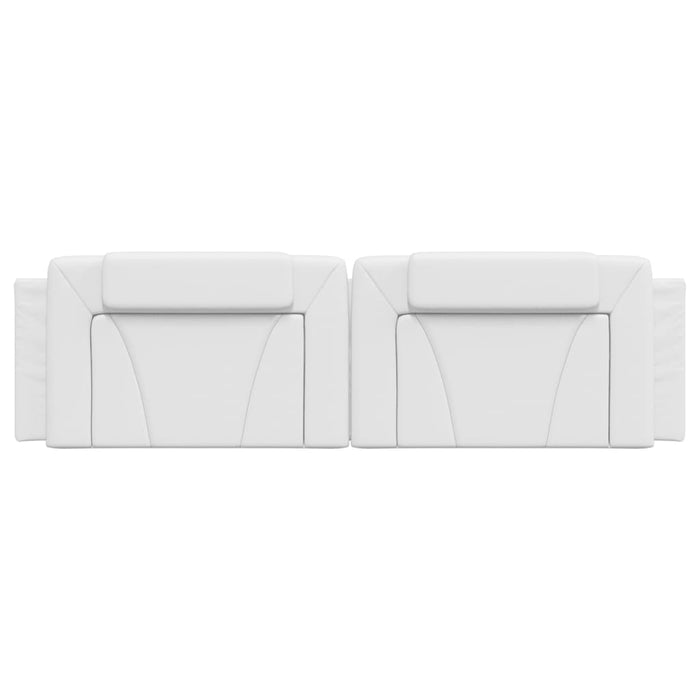 Pernă pentru tăblie pat, Viana, alb, 180 cm, piele artificială WALTI