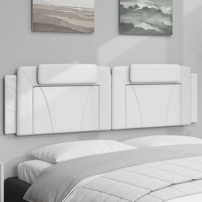 Pernă pentru tăblie pat, Viana, alb, 180 cm, piele artificială WALTI