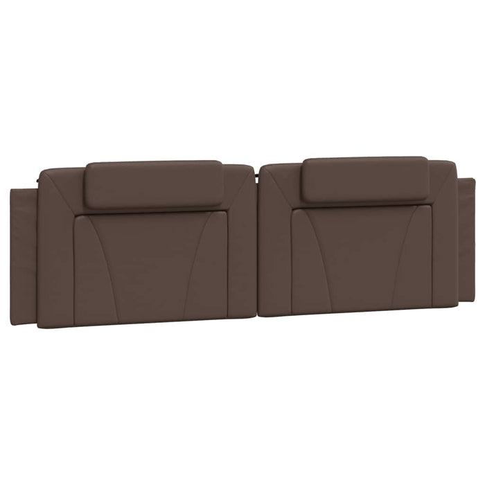 Pernă pentru tăblie pat, Viana, maro, 180 cm, piele artificială WALTI