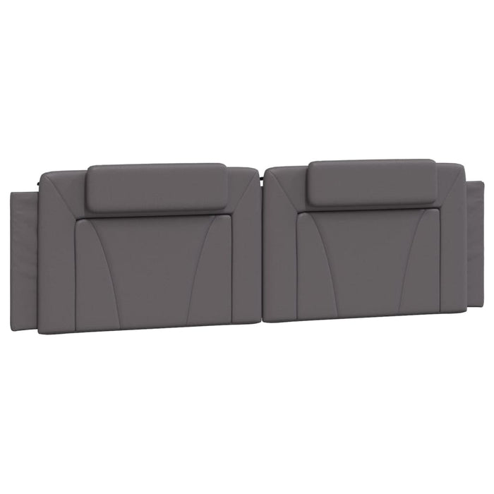 Pernă pentru tăblie pat, Viana, gri, 180 cm, piele artificială WALTI