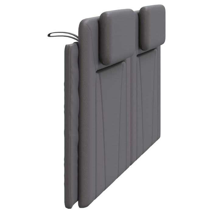 Pernă pentru tăblie pat, Viana, gri, 180 cm, piele artificială WALTI