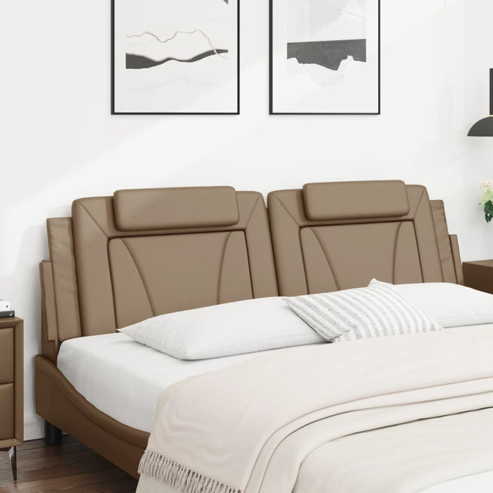 Pernă pentru tăblie pat, Viana, cappuccino, 180 cm, piele artificială WALTI