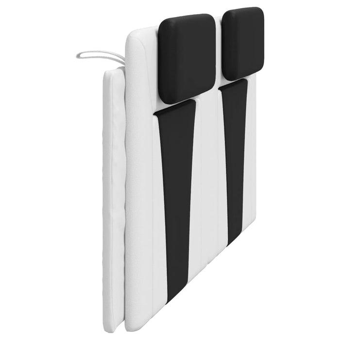 Pernă pentru tăblie pat, Viana, alb și negru, 180cm, piele artificială WALTI