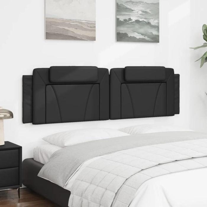 Pernă pentru tăblie pat, Viana, negru, 183 cm, piele artificială WALTI