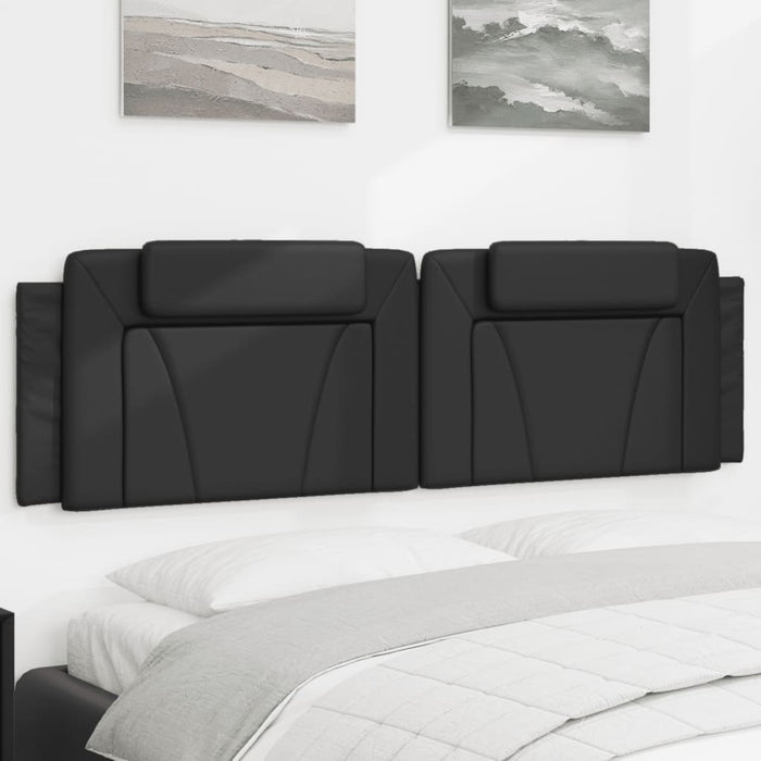 Pernă pentru tăblie pat, Viana, negru, 183 cm, piele artificială WALTI