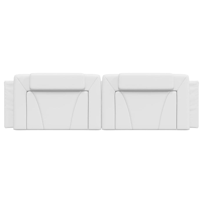 Pernă pentru tăblie pat, alb, 183 cm, piele artificială - WALTI WALTI
