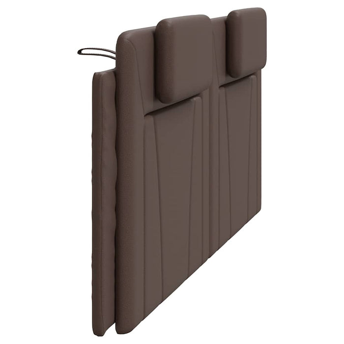 Pernă pentru tăblie pat, Viana, maro, 200 cm, piele artificială WALTI