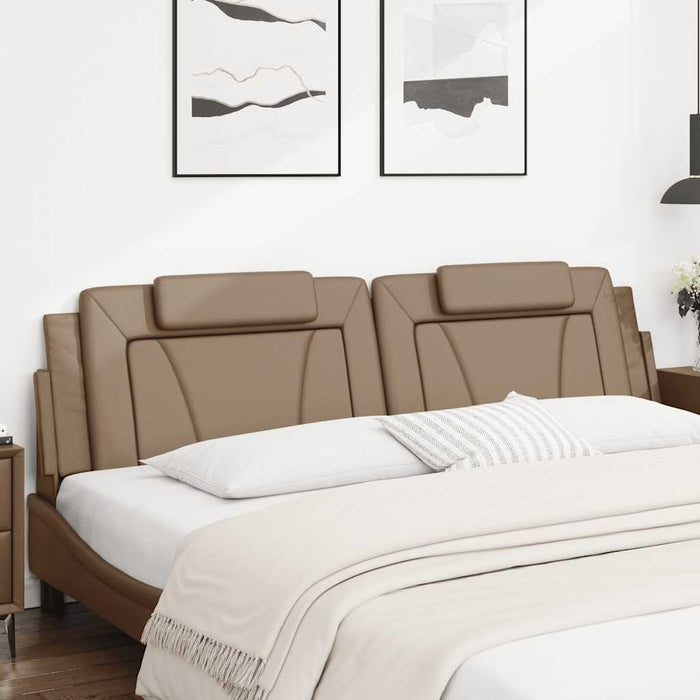 Pernă pentru tăblie pat, Viana, cappuccino, 200 cm, piele artificială WALTI