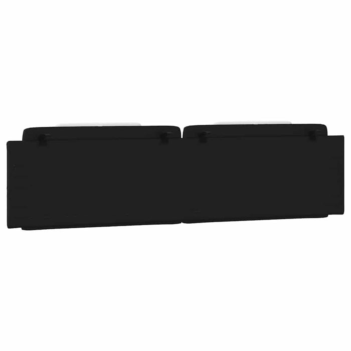 Pernă pentru tăblie pat, Viana, negru și alb, 200cm, piele artificială WALTI