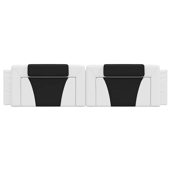 Pernă pentru tăblie pat, Viana, alb și negru, 200cm, piele artificială WALTI