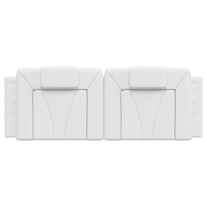 Pernă pentru tăblie pat, Viana, alb, 152 cm, piele artificială WALTI