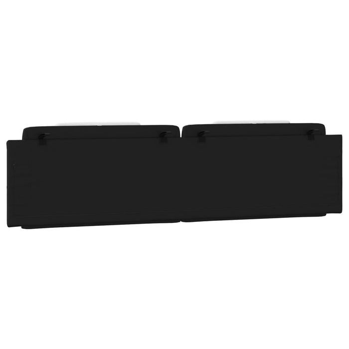 Pernă pentru tăblie pat, Viana, negru și alb, 193cm, piele artificială WALTI