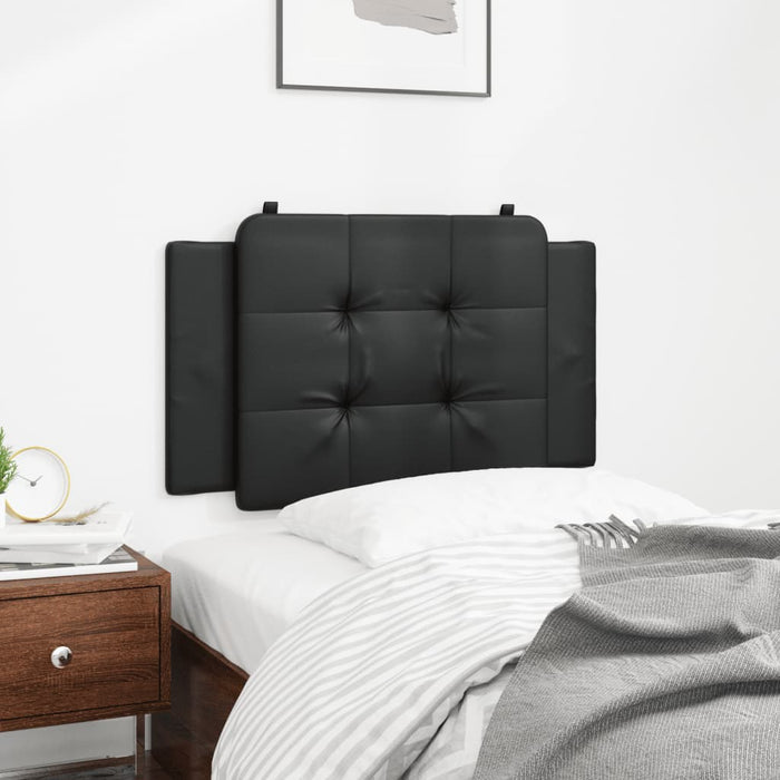 Pernă pentru tăblie pat, Zadar, negru, 80 cm, piele artificială WALTI