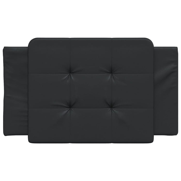 Pernă pentru tăblie pat, Zadar, negru, 80 cm, piele artificială WALTI