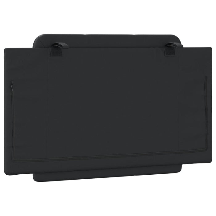 Pernă pentru tăblie pat, Zadar, negru, 80 cm, piele artificială WALTI