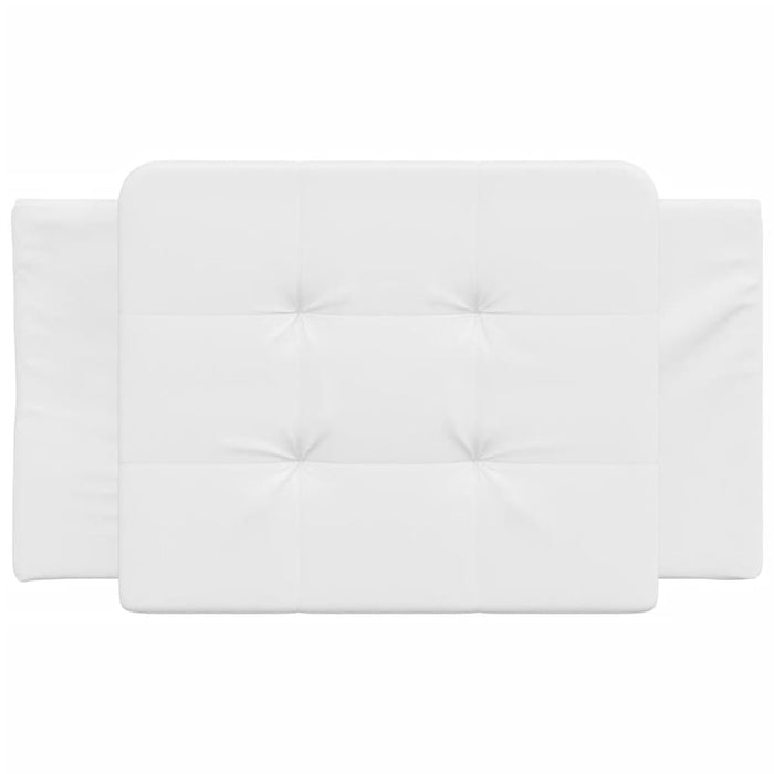 Pernă pentru tăblie pat, Zadar, alb, 80 cm, piele artificială WALTI