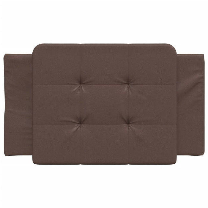 Pernă pentru tăblie pat, Zadar, maro, 80 cm, piele artificială WALTI