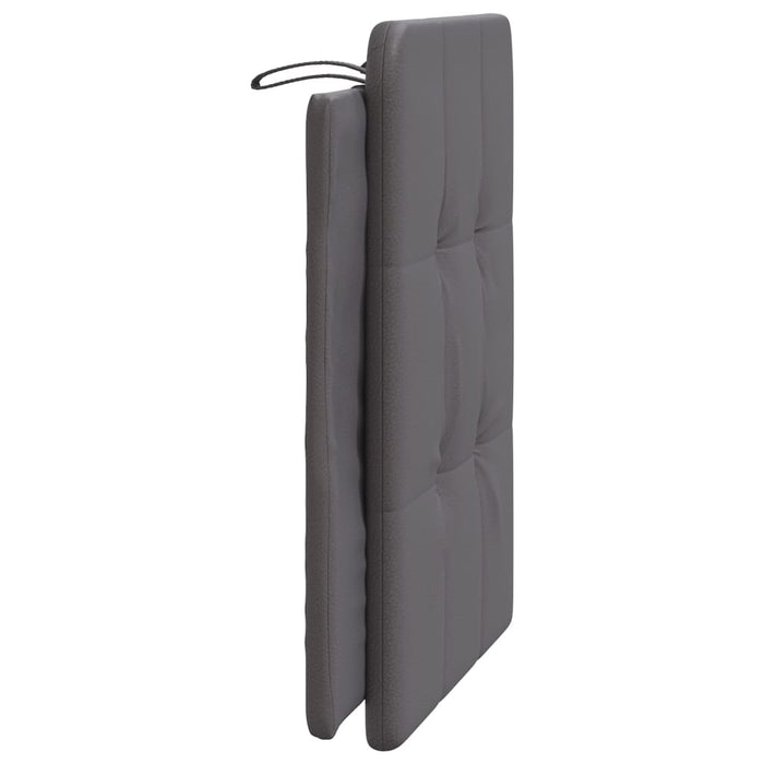 Pernă pentru tăblie pat, Zadar, gri, 80 cm, piele artificială WALTI