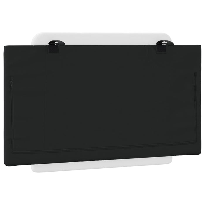Pernă pentru tăblie pat, Zadar, alb și negru, 80 cm, piele artificială WALTI
