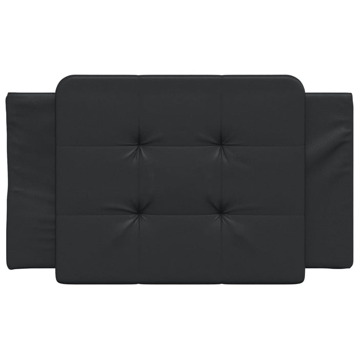 Pernă pentru tăblie pat, Zadar, negru, 90 cm, piele artificială WALTI