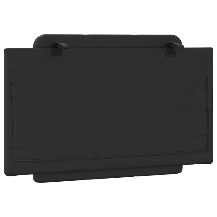 Pernă pentru tăblie pat, Zadar, negru, 90 cm, piele artificială WALTI
