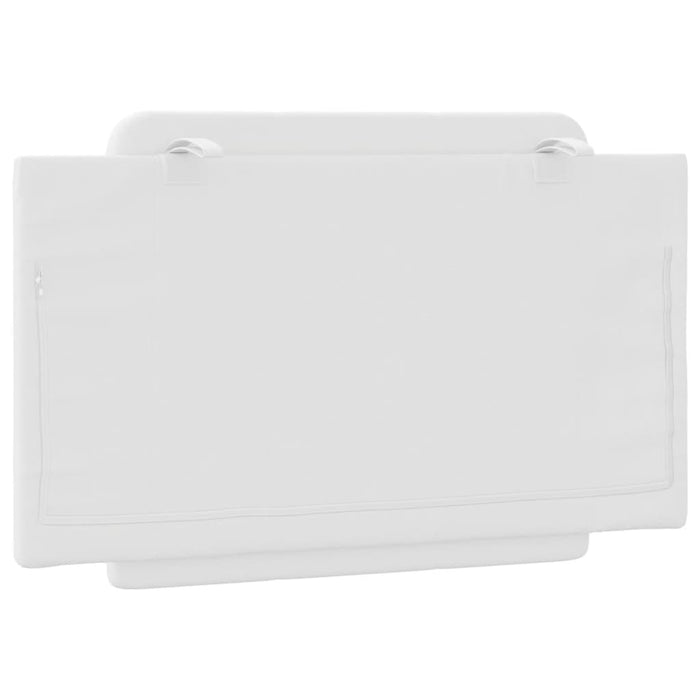 Pernă pentru tăblie pat, Zadar, alb, 90 cm, piele artificială WALTI