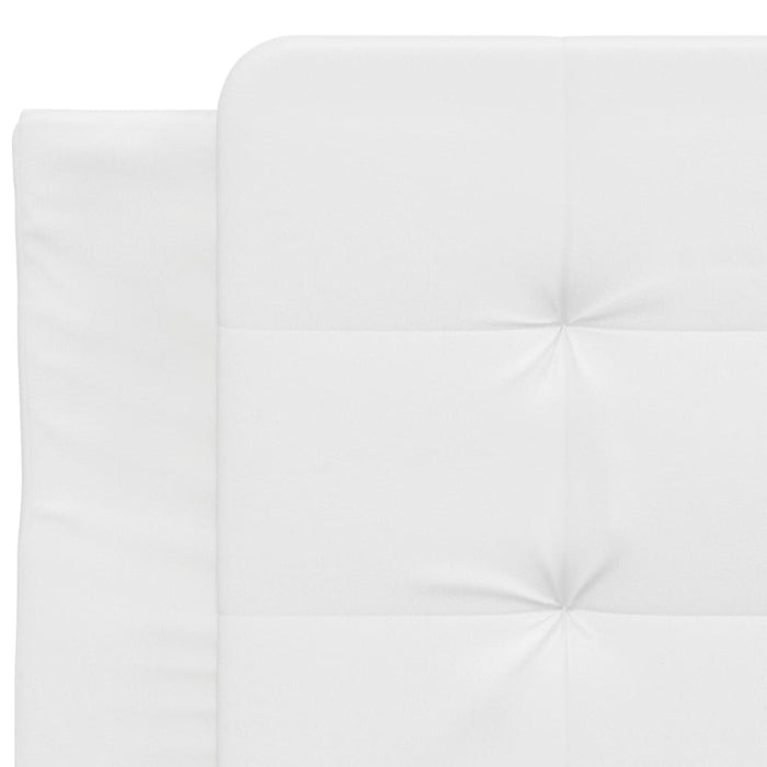 Pernă pentru tăblie pat, Zadar, alb, 90 cm, piele artificială WALTI