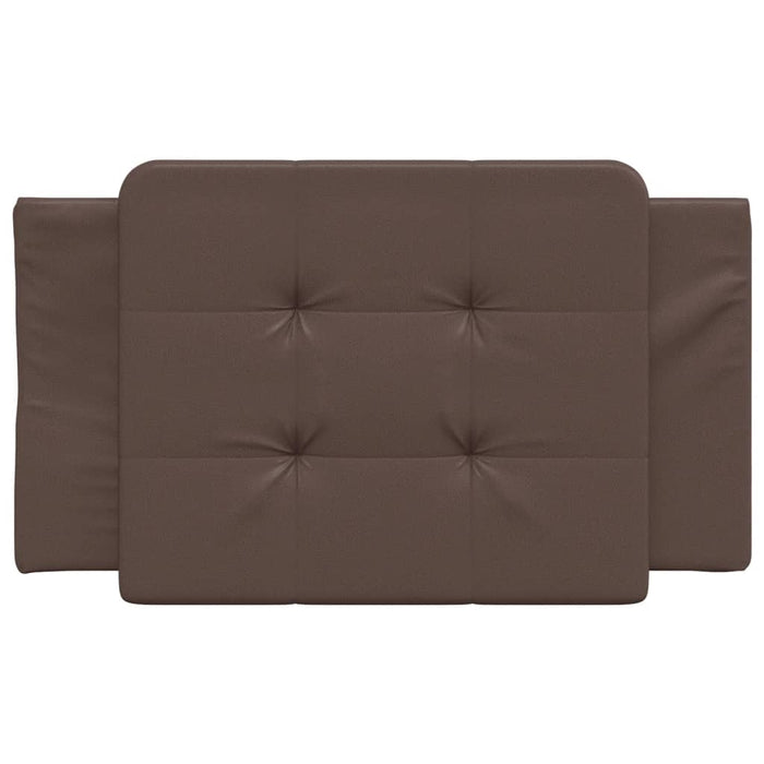 Pernă pentru tăblie pat, Zadar, maro, 90 cm, piele artificială WALTI