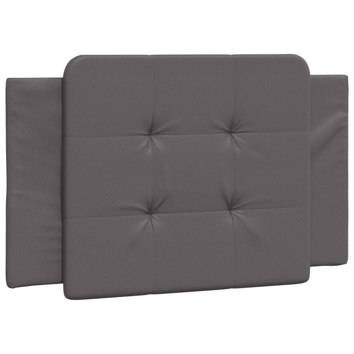 Pernă pentru tăblie pat, Zadar, gri, 90 cm, piele artificială WALTI