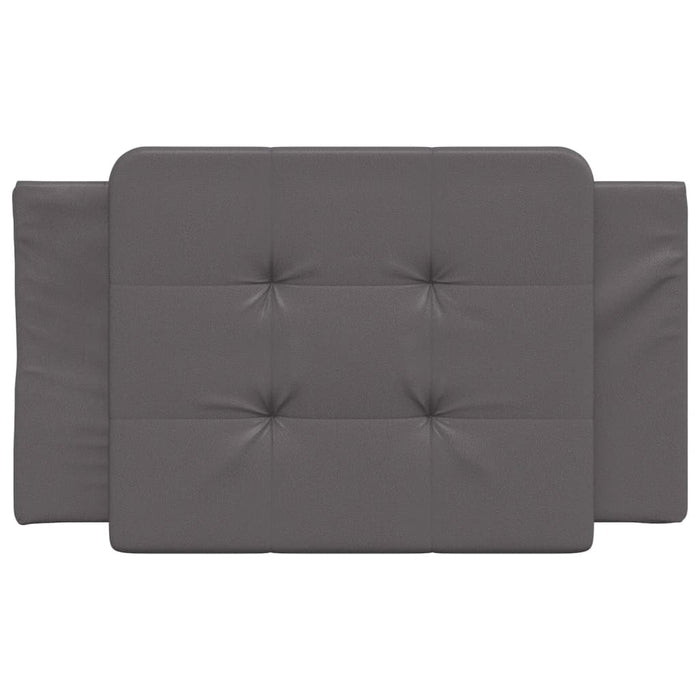 Pernă pentru tăblie pat, Zadar, gri, 90 cm, piele artificială WALTI