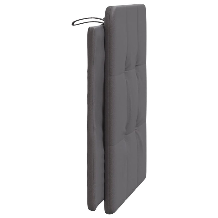 Pernă pentru tăblie pat, Zadar, gri, 90 cm, piele artificială WALTI