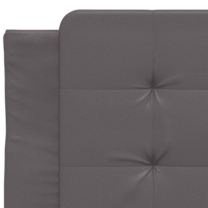 Pernă pentru tăblie pat, Zadar, gri, 90 cm, piele artificială WALTI
