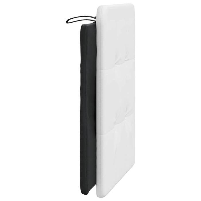 Pernă pentru tăblie pat, Zadar, alb și negru, 90 cm, piele artificială WALTI