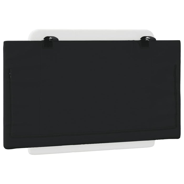 Pernă pentru tăblie pat, Zadar, alb și negru, 90 cm, piele artificială WALTI