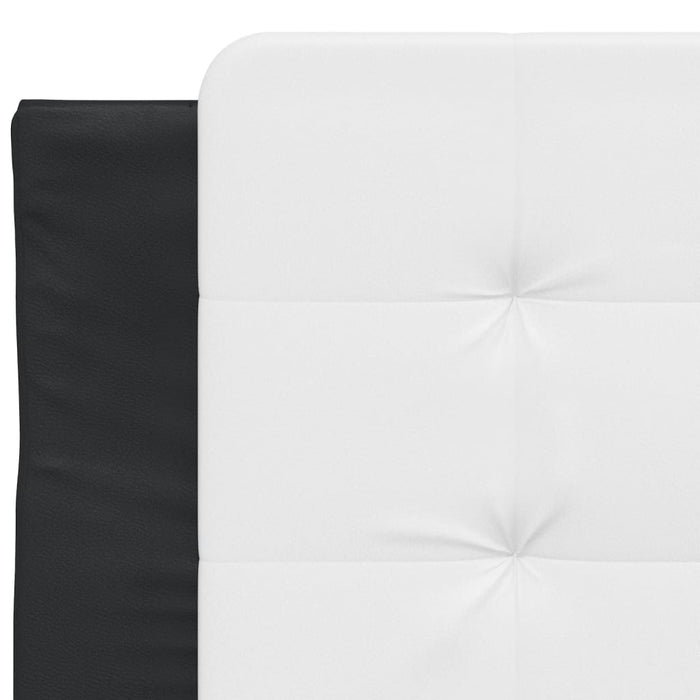 Pernă pentru tăblie pat, Zadar, alb și negru, 90 cm, piele artificială WALTI
