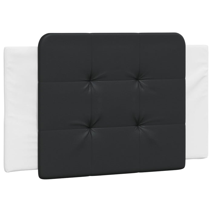 Pernă pentru tăblie pat, Zadar, negru și alb, 90 cm, piele artificială WALTI