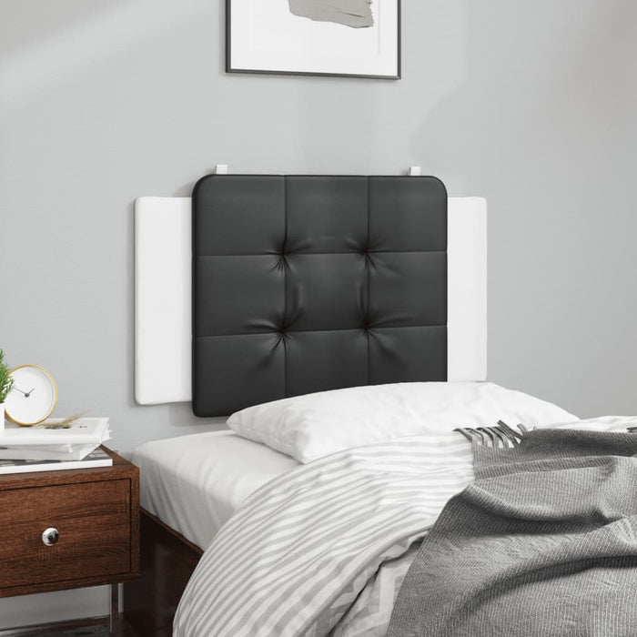 Pernă pentru tăblie pat, Zadar, negru și alb, 90 cm, piele artificială WALTI