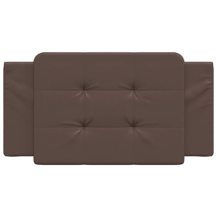 Pernă pentru tăblie pat, Zadar, maro, 100 cm, piele artificială WALTI