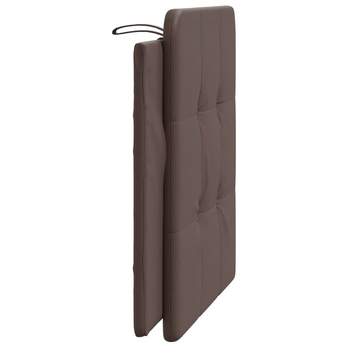Pernă pentru tăblie pat, Zadar, maro, 100 cm, piele artificială WALTI