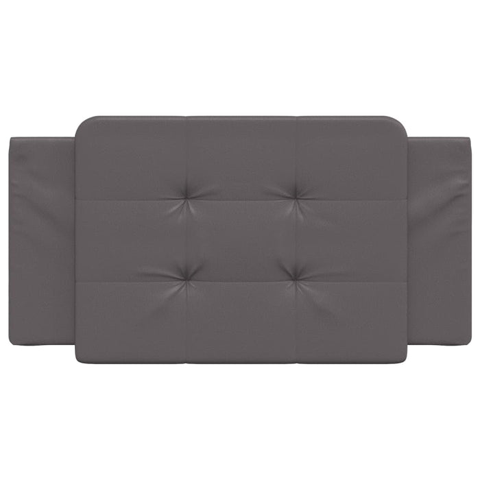 Pernă pentru tăblie pat, Zadar, gri, 100 cm, piele artificială WALTI