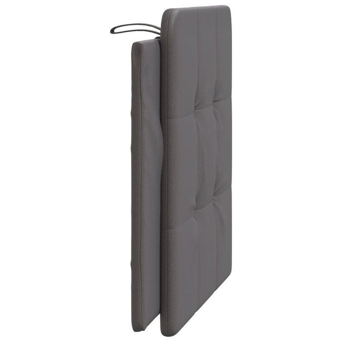 Pernă pentru tăblie pat, Zadar, gri, 100 cm, piele artificială WALTI