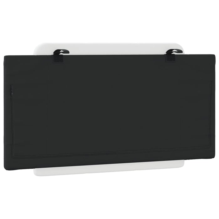Pernă pentru tăblie pat, Zadar, alb și negru, 100cm, piele artificială - WALTI WALTI