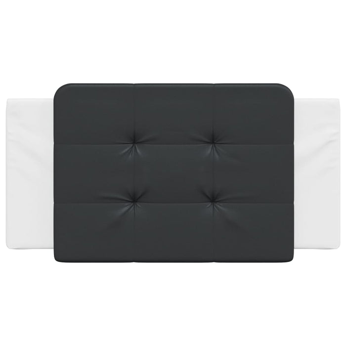 Pernă pentru tăblie pat, Zadar, negru și alb, 100cm, piele artificială - WALTI WALTI