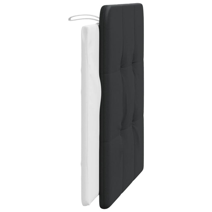 Pernă pentru tăblie pat, Zadar, negru și alb, 100cm, piele artificială - WALTI WALTI